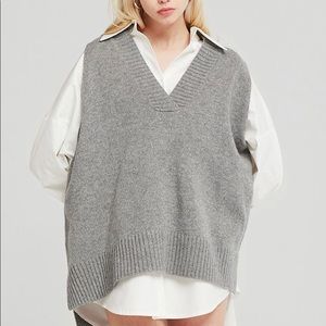 Oversized Knit Vest